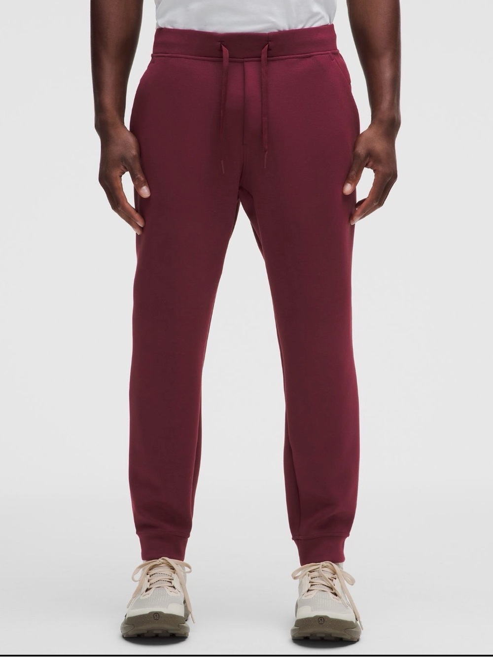 Lululemon Smooth Spacer Jogger Regular Men’s Large Burgundy Bay NWT $130